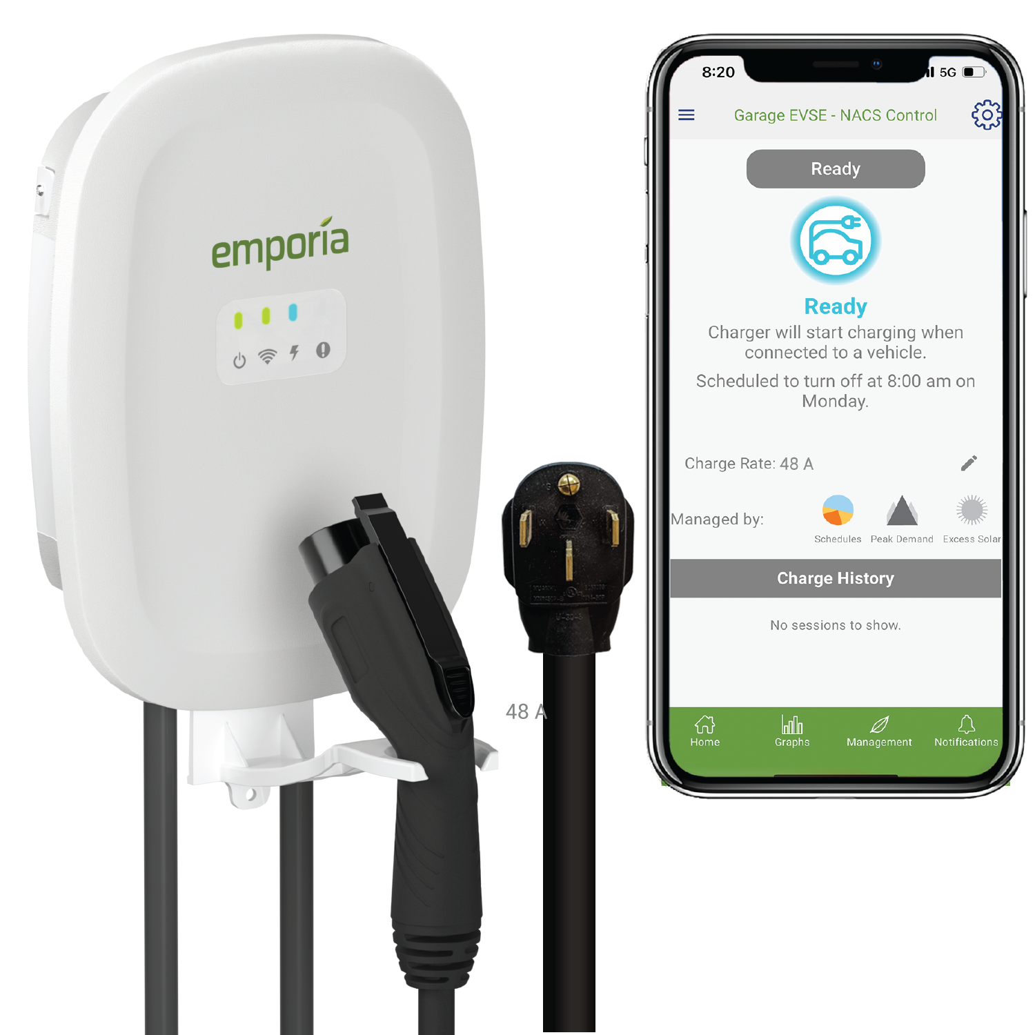 Emporia Level 2 EV Charger | NACS (Tesla) Or CCS (J1772) | Energy Star ...