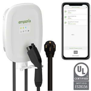 Emporia EV Charger with ProControl | Level 2 | UL Listed | Charging with Access Control