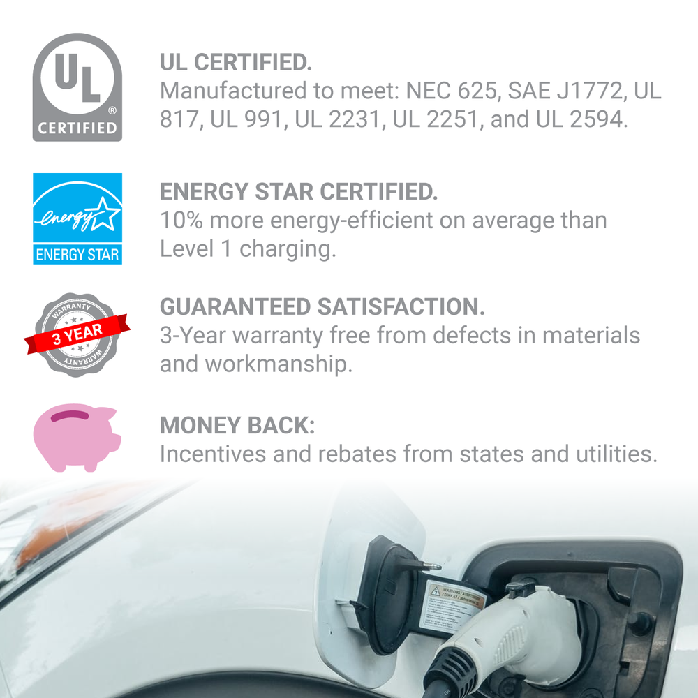Emporia Level 2 EV Charger with PowerSmart Load Management