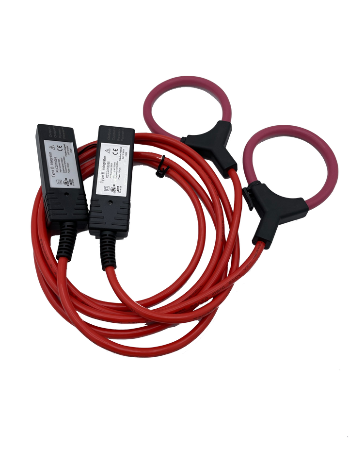 Pair of 200A Flexible Sensors for Vue 3 Home Energy Monitor (Power Supply Included)