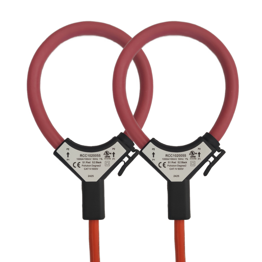 Pair of 200A Flexible Sensors for Vue 3 Home Energy Monitor (Power Supply Included)