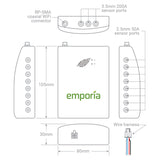 Emporia Vue: Gen 2 with 8 Sensors and Pair of Flexible Current Sensors