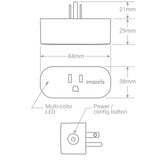 Emporia Smart Plug | Single Energy Monitoring Outlet