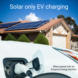 Emporia EV Charger Black | Energy Star | UL Listed | 48 Amp | 24' Cable | 22" NEMA 14-50